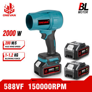 🔥3 Days Delivery🔥Brushless Electric Turbo Blowers Jet Fan 200M/S Violent Car Dryer Handheld Dust Blowing Tool for Makita 18V Battery