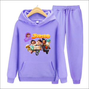 Setelan Baju Sweater Hoodie Anak-Anak Motif Film Animasi Jumbo Viral Untuk Usia 4-12 Thn