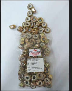 แพ็ค 4 ชิ้น น็อต น็อตใบมีดตัดหญ้า น็อตหัวเกียร์ น็อตเกลียวซ้าย 411 328 GX35 430 มีกันคลาย เบอร์ 19