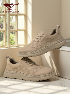 SEPTWOLVES | Breathable Slip-resistant High-end Mens Workwear Canvas Shoes