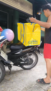 Túi dây kéo giỏ bạt shipper đựng hàng buôn bán túi dứa đựng đồ có quai xách khổng lồ siêu to cực lớn