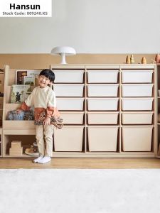 Hanssem | Transformable Nordic Style Montessori Childrens Storage Cabinet Shelf