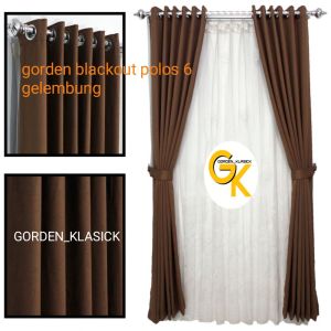 gorden jendela gorden blackout polos 12 ring hordeng jendela tirai pintu