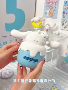 Sanrio | Sanrio Kuromi Desktop Bluetooth Speakers JS-0175 Cute Portable Loudspeaker With Night Light Pochacco Cinnamoroll For Gift