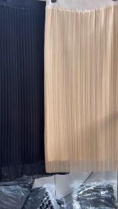 กระโปรงยาว 2 ชั้น ไหมพรมกันหนาวผ้า 2 ด้าน (Korea Design)