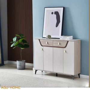ASJ_Modern Shoe Cabinet D8 – Elegant Space-Saving Storage for Entryway & Home