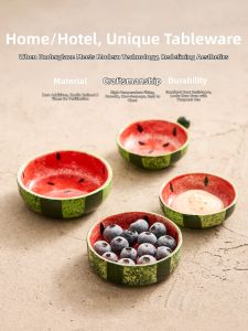YOGEHOME | Hand-painted Watermelon Pretty Ceramic Dish Small