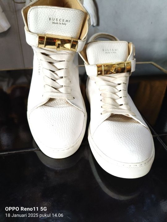 sepatu prelove high Buscemi size 43 Lazada Indonesia