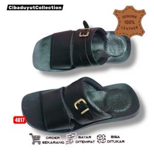 Sandal Kulit Sapi Asli Pria – Handmade Premium Cibaduyut