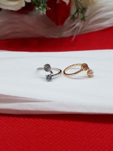Cincin Xuping Permata Sirkon Dewasa dilapisi Emas 18k