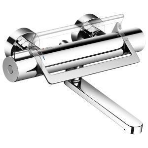Thermostatic Wall-mounted Extendable Bathroom Faucet