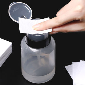 100/200ml Botol Pump makeup removel Nail Art/ Makeup Remover Water Pressing Bottle Travel Kit