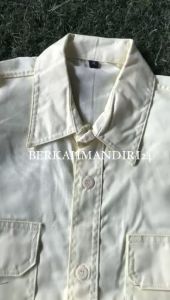 BAJU SERAGAM PDH LENGAN PENDEK SECURITY / SATPAM CREAM TERBARU
