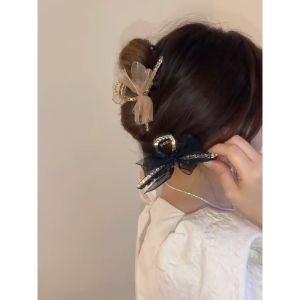 Chain Rhinestone Bow Hairpin Hair Clip Hair Accessories Galit625