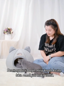 Toko-Samudra-Biru-Angola Tempat Tidur Kucing Anjing M31 Pet Bed Sarang Hewan Peliharaan Kasur/Rumah Kucing
