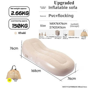 Mountainhiker | Newest Outdoors Inflatable Sofa Folding Chair Amphibious Bean Bag Sofas Portable Mattress Swimming Pool Seaside Beach Camping
