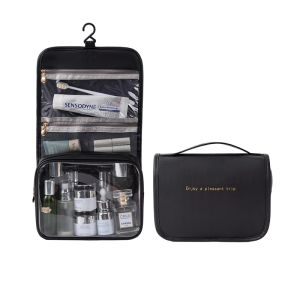 Portable PU Leather Toiletry Bag for Travel with Waterproof Design C14