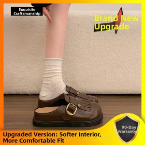 XUJIA | Thick-soled Retro Tassels Womens Sandals Slip-on