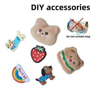 ESLNF Large-capacity Bicycle Bag Cartoon DIY Bicycle Front Bag Outdoor Cycling Storage Bag Cute Shoulder Bag