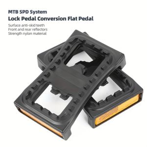 Mountain bike to flat pedal converter clipless pedal cleats M520 M540 M8/9000 pedals SPD clipless pedals for bicycles