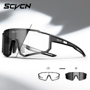SCVCN Men UV400 Outdoor Sport Cycling Sunglasses Women Travel Camping Glasses MTB Bike Cycling Hiking Eyewear Ultralight