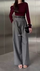 HIGHWAIST ORO PANTS - CELANA KULOT WANITA PREMIUM