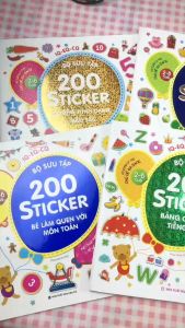 Sách - Bộ sưu tập 200 sticker - Bảng chữ cái tiếng Việt