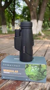 New 10X42 & 12x42 Monocular Telescope High Powered HD Compact Monoculars Portable Handheld Telescope with BAK4 Prism for Hiking