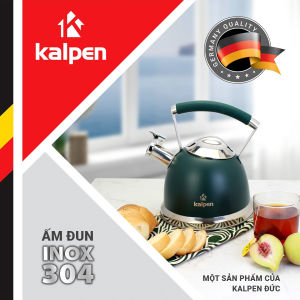 Bình đun nước inox 304 đáy từ 5 lớp cao cấp Kalpen KK02 2.5L - Hàng chính hãng - Bảo hành 24 tháng
