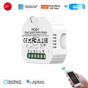 Mô-đun Công Tắc Rèm Thông Minh Mini WiFi Cho Động Cơ Rèm Cuốn - Điều Khiển Từ Xa Qua Ứng Dụng Smart Life Tuya Hoạt Động Với Alexa Google Home