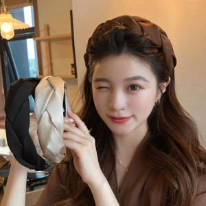 Korean Fashion Cross Head Band Elegant Satin Hairband Hair Accessories for Sweet Girls