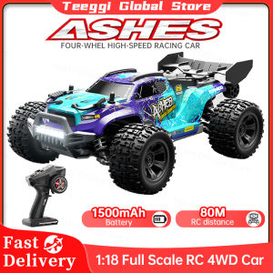 1:16 RC Car With Led Lights 4WD High Speed Cars 40KM 2.4G Remote Control Off Road Car Drift Monster Truck Toys For kids Gift