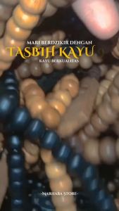 TASBIH KAYU BERKUALITAS 99 BUTIR: Perlengkapan Ibadah yang Wajib Dimiliki