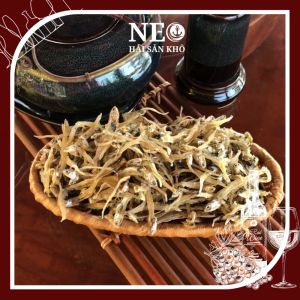 1 Kg Khô cá cơm size nhỏ Bình Thuận thịt giòn trắng NEO Hải Sản Khô