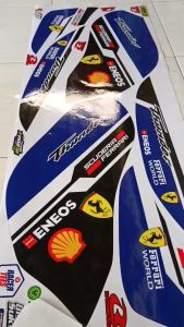 (cod) striping THUNDER - sticker striping variasi list suzuki THUNDER IP.T-06 design ip sticker