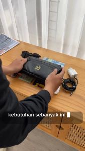 Mr Mads - Mileva Clutch Bag - Multifungsi Hand Bag Sling Bag Pouch Bag Hanging Bag - Organizer Card Pocket Tas Selempang HP Dompet Waterproof