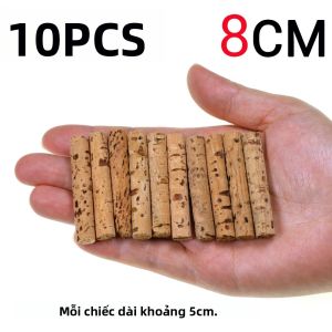 10 Chiếc Phao Câu Cá Chép 6mm/8mm Phao Nổi Mồi Nổi Phụ Kiện Câu Cá Chép