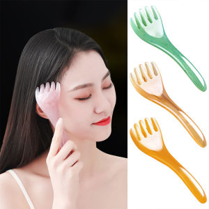 Masely Resin Head massage comb massager stick Five claws comb Head