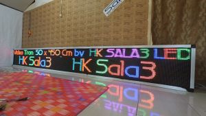 Running Text Full Colour 57x457Cm Videotron Wifi plus Lan Outdoor