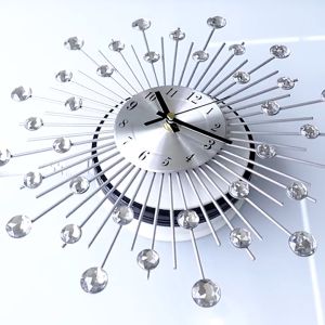 HOL Wall Clocks metal diameter 50CM Living Room Household Clocks Creative Iron Clocks Simple European Clocks