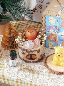 Đồ Trang Trí Hương Thơm Không Cần Lửa Hình Gấu Hoạt Hình Lâu Trôi Đồ Trang Trí Dầu Thơm Quà Tặng Sinh Nhật Cho Bạn Gái Quà Tặng Tốt Nghiệp Hộp Đựng Hương Thơm