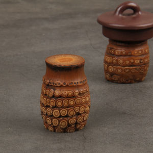 ฝาท่อนไม้ไผ่โบราณทำมือสำหรับฝาท่อนไม้ไผ่ ฝาท่อนไม้ไผ่สำหรับเครื่องดื่มชาแบบโบราณ แผ่นรองไฟฟ้าแบบโบราณ