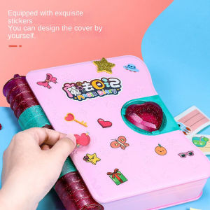 Girls Magic Notebook and Castle Magic Notebook Toys 5 Surprise Opening Music Treasure Box for Kid