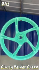 1KG VELVET GREEN - R42 - POWDER COATING PAINT