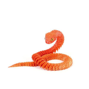 3D Printed Snake Decor Office Desk Home Shelf Decoration Gift Holiday Ornament Collecti Chinese Zodiac Reptile Figurine for