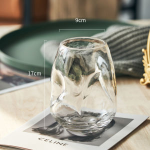 Bình Hoa Thủy Tinh Hình Học Trang Trí Phòng Khách Hoa Hồng Hoa Anh Đào Tươi Sang Trọng Cảm Giác Cao Cấp Phong Cách INS