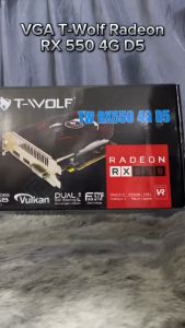 Card Màn Hình VGA T-Wolf Radeon RX 550 | 4GB GDDR5 | Mới BH 36T