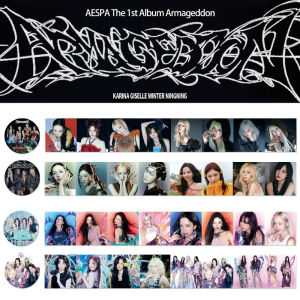 ITZY Aespa Stickers Korea Kpop Fashion Ins Trend Fb Pop Stickers Album Stickers Fridge Magnets Baggage Stickers Draw and Paste Hand Account Sticker 97 Pieces / The Same Sticker Peripherals A Gift for A Friend