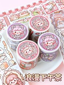 🇲🇾[Malaysia]提拉多Ready Stock Stickers In Roll Telado Duo Duo Jiang DIY Hand Book Decoration Tilado 3m Series Paper Material Stickers DIY Journal Book Stickers Gooka Sticker 提拉多浪漫下午茶胶带 3米多多酱人物