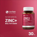 InterCare Zinc+ Multivitamin ซิงค์ พลัส มัลติวิตามิน ซิงค์ วิตามิน (1กระปุก 30 เม็ด). 